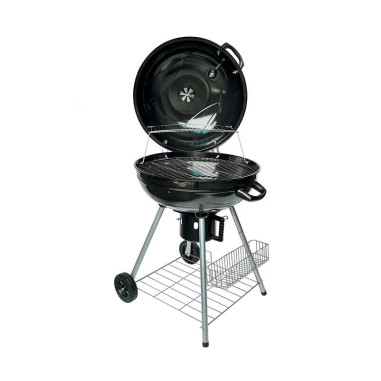 BARBECUE CON RUOTE PICNIC CARBONE BRACIERE CARBONELLA 63X58XH88 CM EL GAUCHO