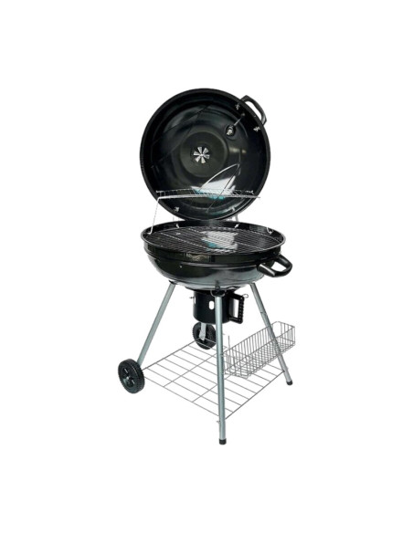 BARBECUE CON RUOTE PICNIC CARBONE BRACIERE CARBONELLA 63X58XH88 CM EL GAUCHO