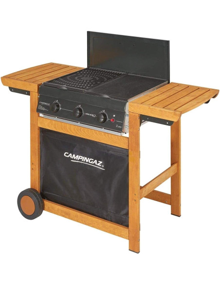 Barbecue a gas o metano Campingaz 3 Series Adelaide 3 Woody Dualgas 3 fornelli
