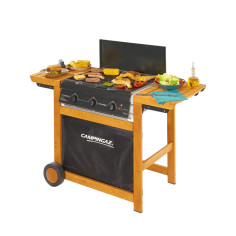 Barbecue a gas o metano Campingaz 3 Series Adelaide 3 Woody Dualgas 3 fornelli