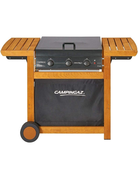 Barbecue a gas o metano Campingaz 3 Series Adelaide 3 Woody Dualgas 3 fornelli