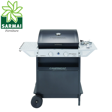 BARBECUE A GAS CAMPINGAZ XPERT200LS+ROCKY CON PIETRA LAVICA FORNELLO GRIGLIA BBQ