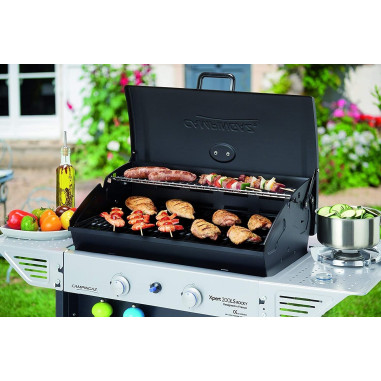 BARBECUE A GAS CAMPINGAZ XPERT200LS+ROCKY CON PIETRA LAVICA FORNELLO GRIGLIA BBQ