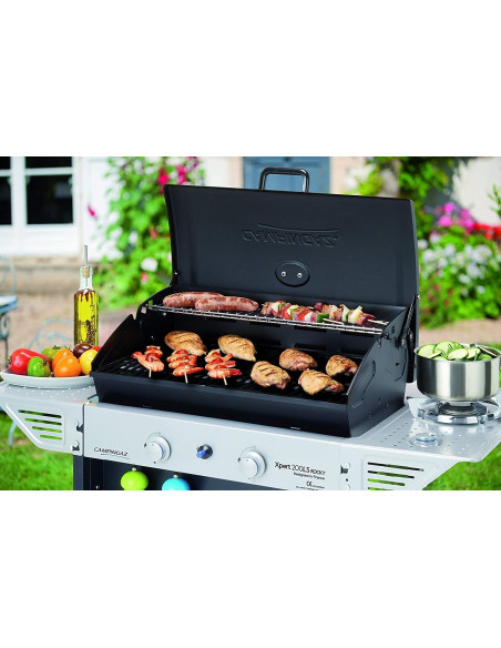 BARBECUE A GAS CAMPINGAZ XPERT200LS+ROCKY CON PIETRA LAVICA FORNELLO GRIGLIA BBQ