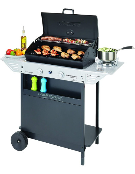 BARBECUE A GAS CAMPINGAZ XPERT200LS+ROCKY CON PIETRA LAVICA FORNELLO GRIGLIA BBQ