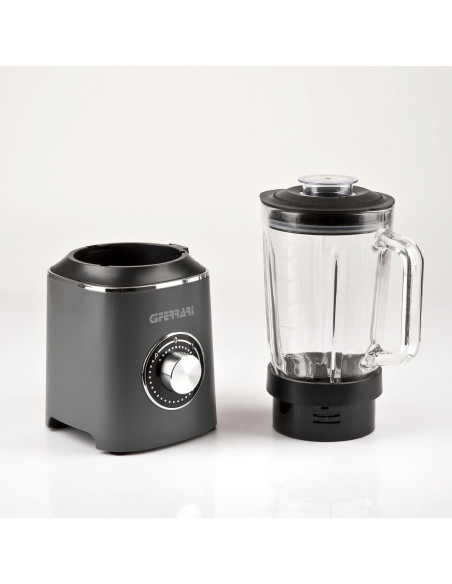 FRULLATORE CON BICCHIERE IN VETRO TRITA GHIACCIO 1,5 LT 600W G3 FERRARI G20122