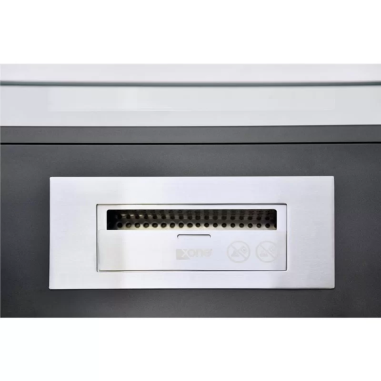 XONE Camino biocamino a bioetanolo a pavimento Nathan 78x25x58h cm nero o bianco