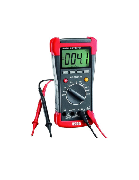 USAG 076A MULTIMETRO TESTER DIGITALE PROFESSIONALE RINFORZATO 400/600 DC