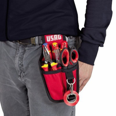 USAG 007 MV MARSUPIO ZAINO BORSA PORTAUTENSILI ATTREZZI DA LAVORO CON CINTURA