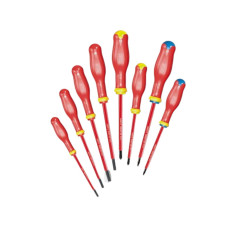 USAG 091 SH8 SERIE DI 8 CACCIAVITI ISOLATI 1000V IMPRONTA A CROCE E PHILLIPS