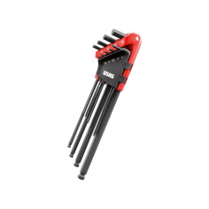 Kit 9 brugole maschio esagonale extra lunghe a testa sferica USAG 280