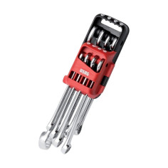 USAG 285 DS8 SERIE DI 8 CHIAVI COMBINATE A FORCHETTA 15° IN ASTUCCIO