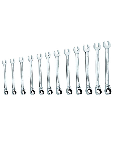 USAG 285 KA SE12 Serie di 12 chiavi combinate a cricchetto