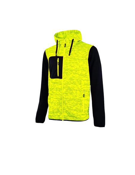Upower RAINBOW felpa manica lunga a zip intera felpata con cappuccio