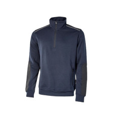 Upower CUSHY felpa maglia manica lunga da lavoro a mezza zip felpata