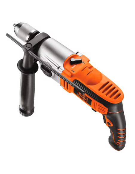 Black&Decker Trapano a percussione 910W a 2 velocità meccaniche in valigetta