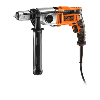 Black&Decker Trapano a percussione 910W a 2 velocità meccaniche in valigetta