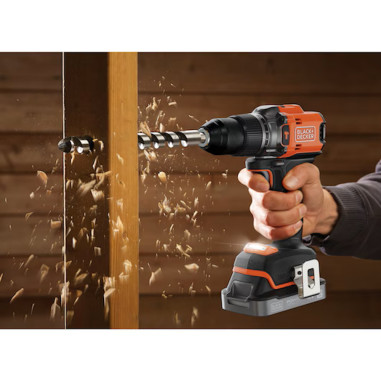 Black&Decker Trapano avvitatore BRUSHLESS con doppia batteria 18V 2.0 Ah 50 Nm