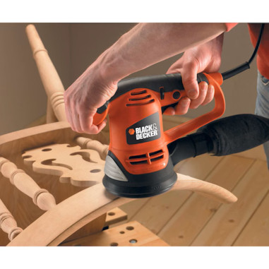 Black&Decker Levigatrice rotorbitale 480W Velocità (RPM) di 4000-11000