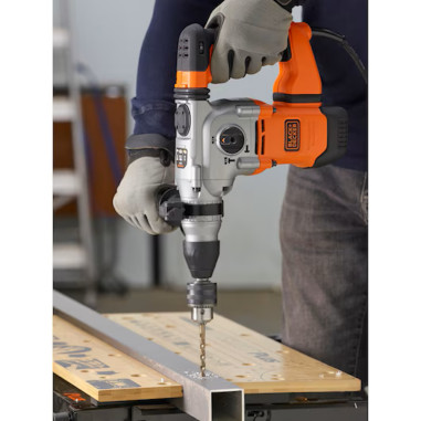 Black&Decker Martello demolitore/scalpellatore SDS+ 1250W 3.7J in valigetta