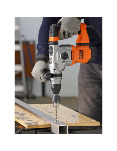 Black&Decker Martello demolitore/scalpellatore SDS+ 1250W 3.7J in valigetta