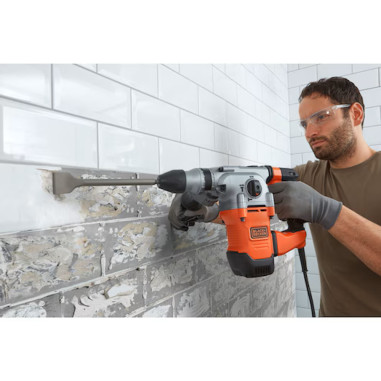 Black&Decker Martello demolitore/scalpellatore SDS+ 1250W 3.7J in valigetta