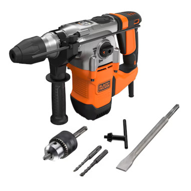 Black&Decker Martello demolitore/scalpellatore SDS+ 1250W 3.7J in valigetta