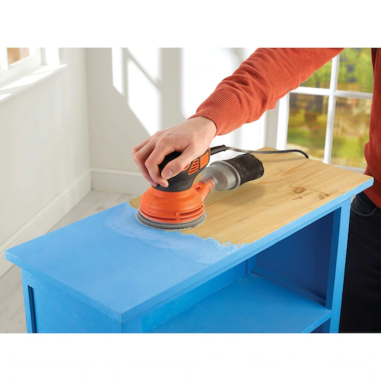Black & Decker Levigatrice rotorbitale 240W Sacchetto raccogli polvere 14000 RPM
