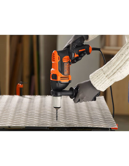 Black&Decker Trapano a percussione 850W in valigetta 6 punte in dotazione