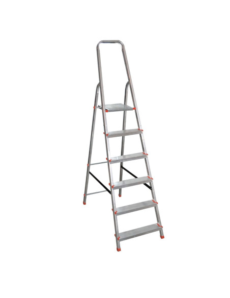 SCALA IN ALLUMINIO 5 PIOLI + PIATTAFORMA STELLA BASIC MARCHETTI DOMESTICA