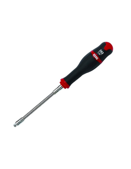 USAG 243 1/4 SN PORTABUSSOLE STELO FLESSIBILE IN ACCIAIO 270 MM CON IMPUGNATURA