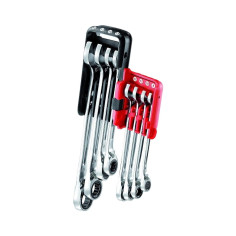 USAG 285 KA/DS8 SERIE DI 8 CHIAVI COMBINATE A CRICCHETTO CON ANELLO DI TENUTA