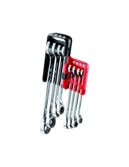 USAG 285 KA/DS8 SERIE DI 8 CHIAVI COMBINATE A CRICCHETTO CON ANELLO DI TENUTA