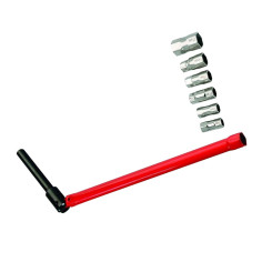 USAG 307 A/S7 CHIAVE PER SOTTOLAVELLI BRACCIO 25 CM ADATTATORI