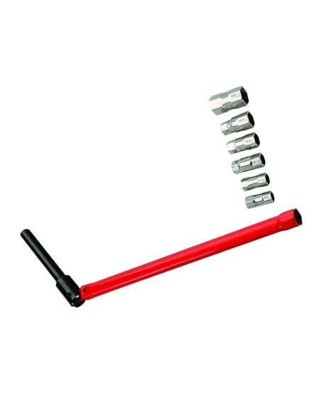 USAG 307 A/S7 CHIAVE PER SOTTOLAVELLI BRACCIO 25 CM ADATTATORI