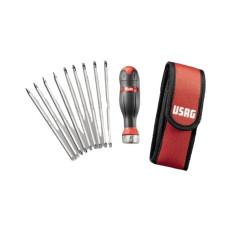 USAG 333K/B10 assortimento 10 pz combidrive in silicio cromo vanadio