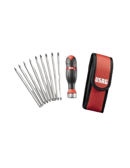 USAG 333K/B10 assortimento 10 pz combidrive in silicio cromo vanadio