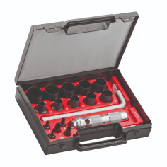 Assortimento di Fustelle USAG 160 K da 3 a 30 Ø mm taglio cuoio gomma