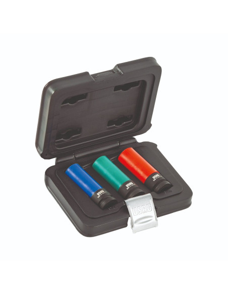 Set bussole esagonali con rivestimento in teflon per cerchi in lega