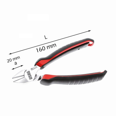 TRONCHESE TRONCHESINO A TAGLIENTE DIAGONALE PROFESSIONALE USAG 185AX