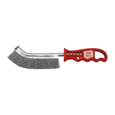 Spazzola curva con fili in acciaio 270mm sverniciare ruggine USAG 993A