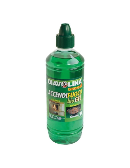 DIAVOLINA Gel combustibile Accendifuoco da 750 ml per fornellini portatili