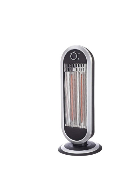 Stufa alogena 1200W da pavimento stufetta elettrica antiribaltamento