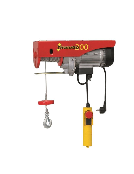 Tiratutto 200 Montacarichi elettrico portata 200/400 Kg Argano