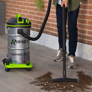 Bidone Aspiratutto aspirapolvere Ribimex ASPIRIX 30L 1500W solidi liquidi