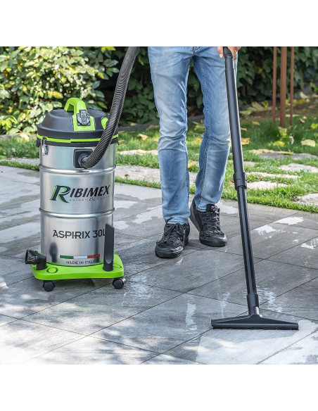 Bidone Aspiratutto aspirapolvere Ribimex ASPIRIX 30L 1500W solidi liquidi