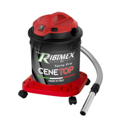 Ribimex CENETOP aspiracenere 1200W bidone 18 L per stufa e camino