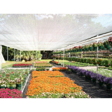 Telo Ombreggiante Bianco 1.5m Oscurante 90% Frangivista Giardino Recinzione Rete