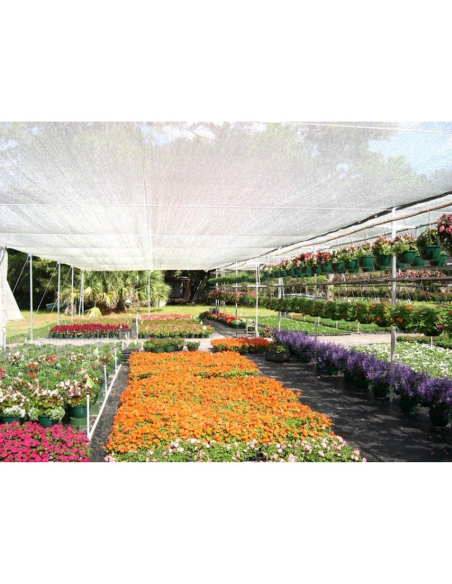 Telo Ombreggiante Bianco 1.5m Oscurante 90% Frangivista Giardino Recinzione Rete