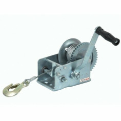 Verricello manuale paranco tiratutto max 2200 kg a mano cavo 10 metri